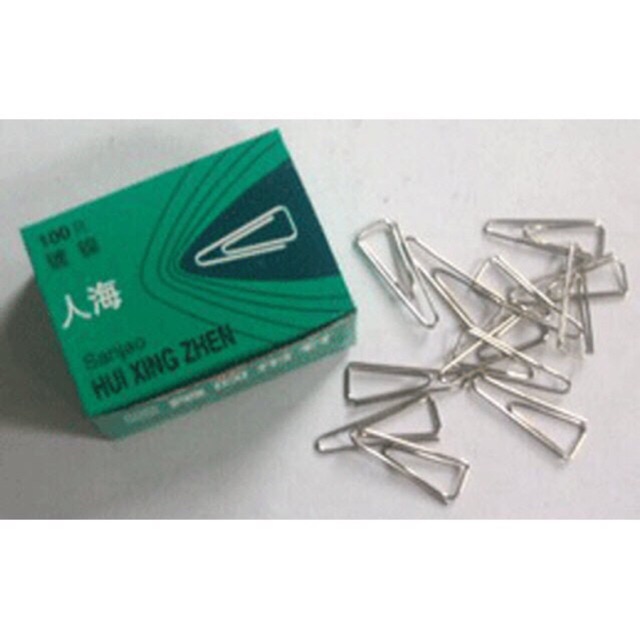 Hộp gim cài giấy/ gim tam giác