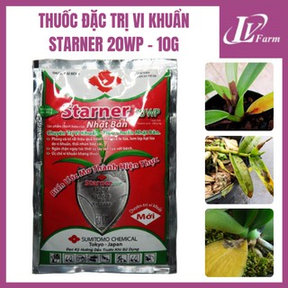 Thuốc Đặc Trị Vi Khuẩn cho STARNER 20WP Nhật Bản - Gói 10g - Trừ Nấm Bệnh, Thối Nhũn ở Cây Trồng, Hoa Lan