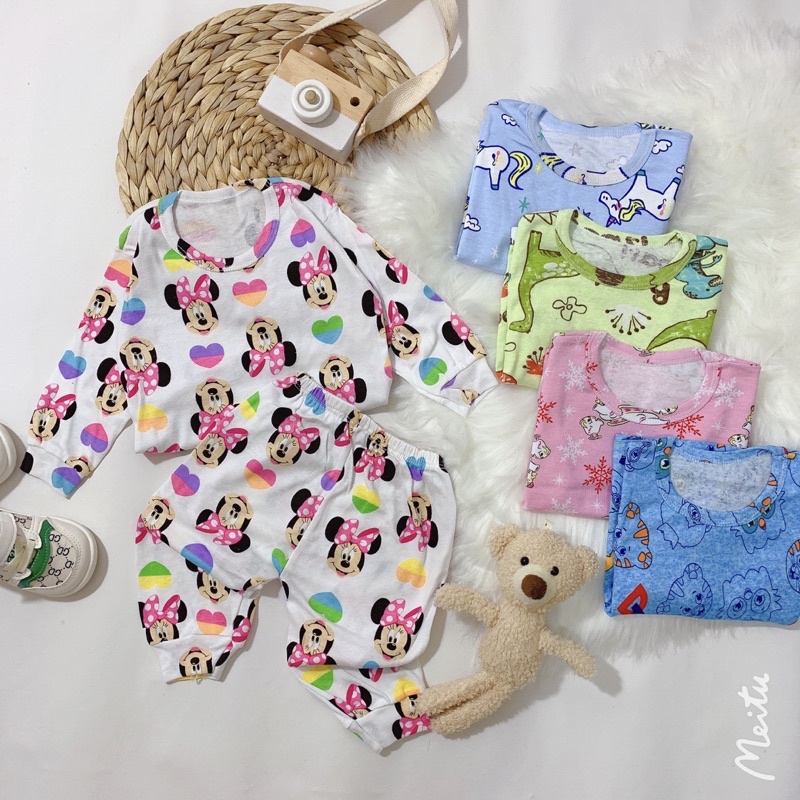 Bộ dài tay cho bé , Bộ thu đông bé gái - bé trai Carter cotton co dãn