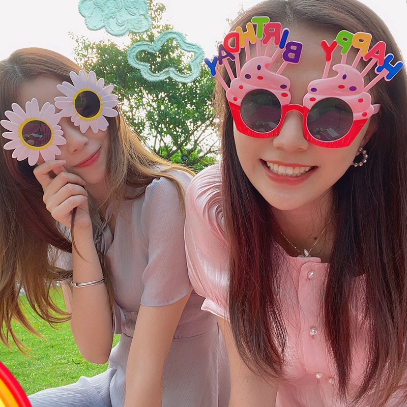 Mắt Kính Hoạt Hình Vui Nhộn Dành Cho Bữa Tiệc Sinh Nhật