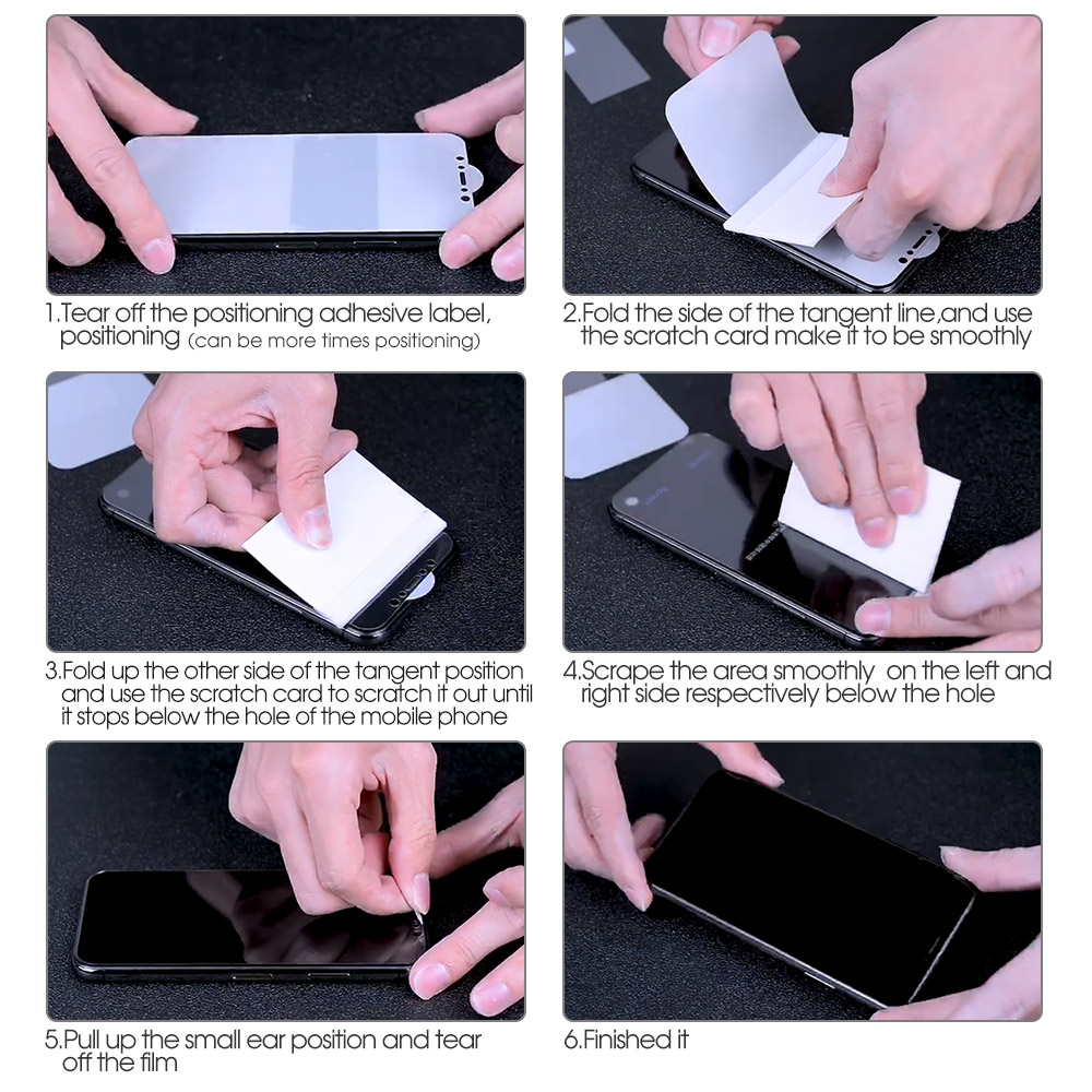 Ultra Thin Scratch Proof Soft Hydrogel Film Full Cover Front Screen Protector Vivo Y50 Y30 V19 Y12 Y15 Y17 Y11 Y91 Y93 Y95