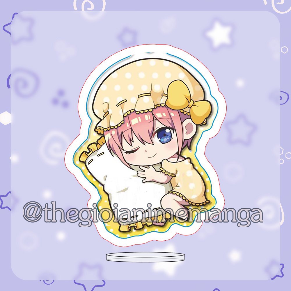 ( MINI 3cm ) Standee Gotoubun No Hanayome Nhà Có Năm Nàng Dâu anime chibi mica trưng bày
