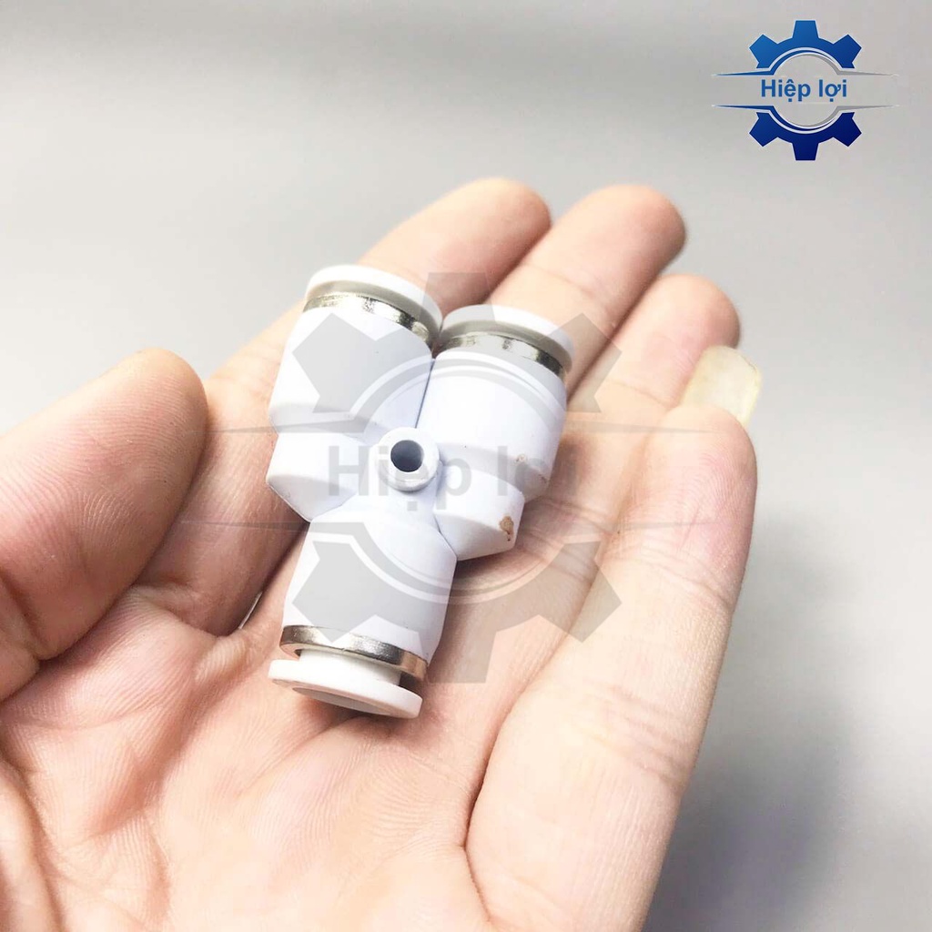 Chữ Y 3 đầu nối ống khí nén YPY - nối ngã 3 ghim ống hơi