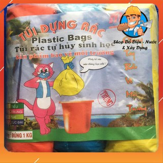 Túi rác Minh Hoàng cuộn màu giá rẻ, không lõi - đủ size