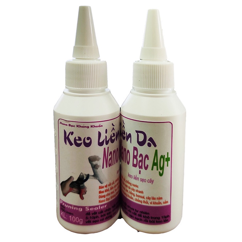 Keo liền da cây mai/hoa hồng/ sứ Nano Bạc 100g - Keo liền sẹo cây Nano Bạc