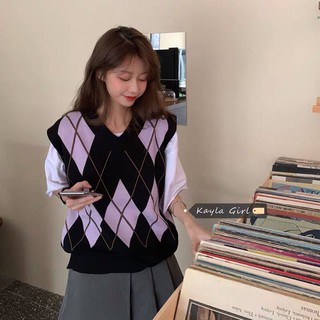 (ORDER) ÁO GILE NỮ HOẠ TIẾT KIM CƯƠNG