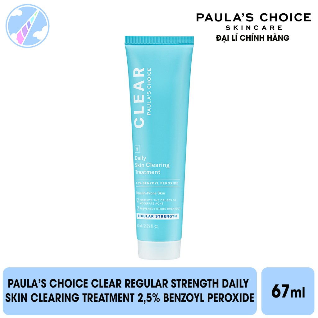 Kem Ngừa Mụn Paula's Choice Clear Regular Strength Daily Skin Clearing Treatment 2,5% Benzoyl Peroxide