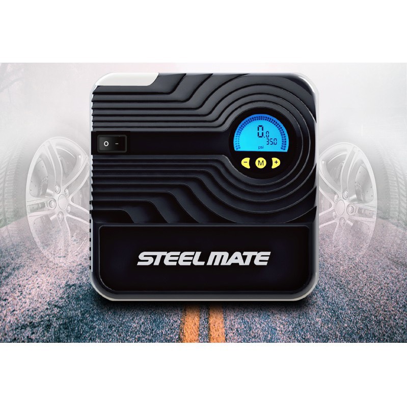 Máy bơm lốp ô tô, xe hơi điện tử thông minh Steel mate P05 - Bảo hành 06 Tháng
