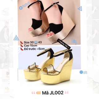 Giày size nhỏ - HÀNG ORDER - Chân tấm - Sandal - Sandal đế xuồng size nhỏ JL002 30 31 32 33 34