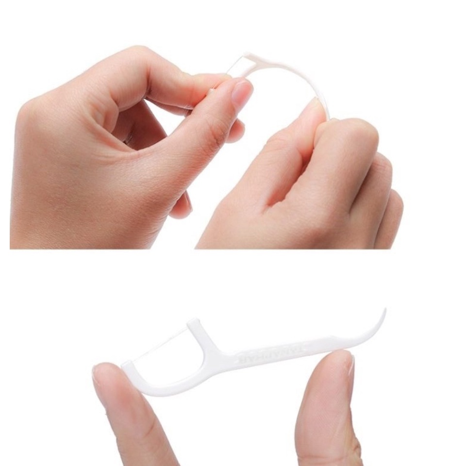 Tăm chỉ nha khoa Oraltana, tiêu chuẩn 5 sao ( gói 50 cây) vệ sinh răng miệng sạch sẽ, tiện dụng - soleil care