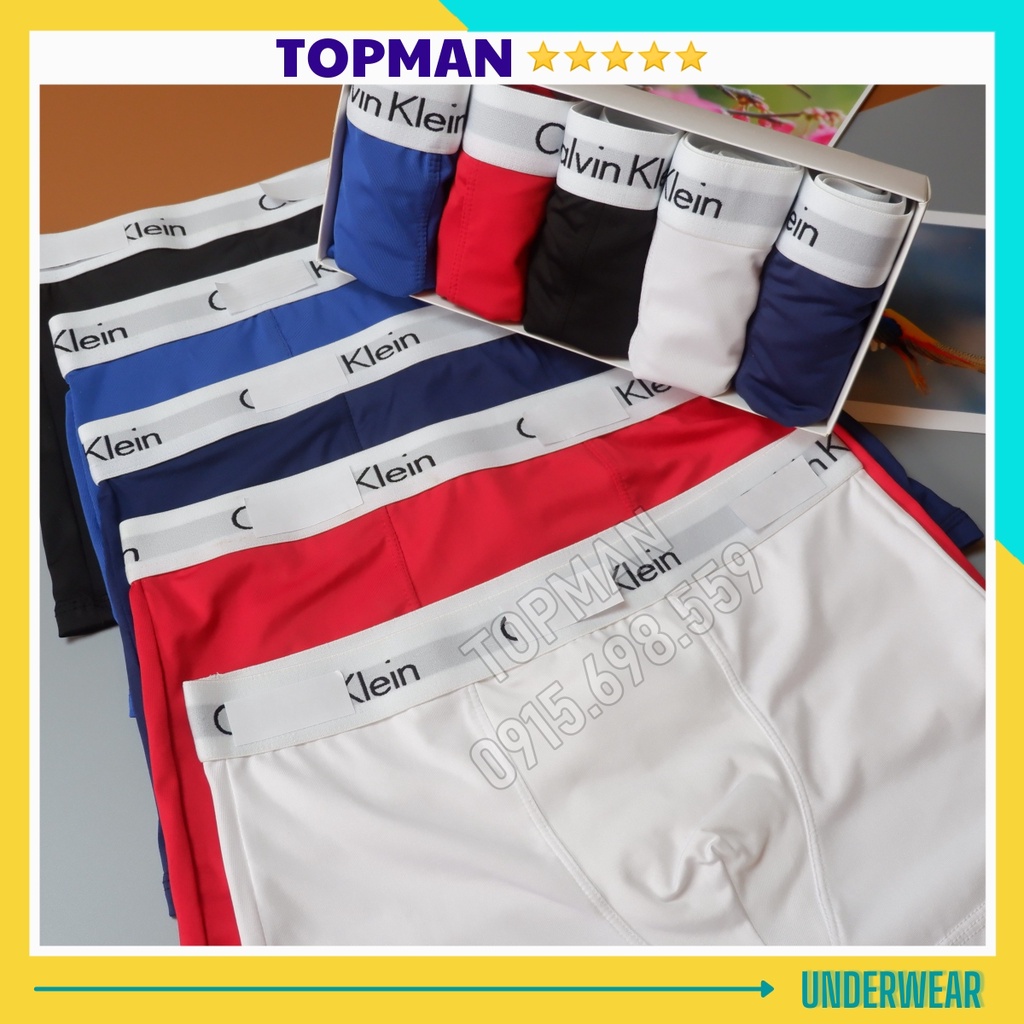 QUẦN LÓT NAM BOXER THUN LẠNH, QUẦN SỊP NAM ĐÙI CAO CẤP CO DÃN XỊN ĐẸP | TOPMAN