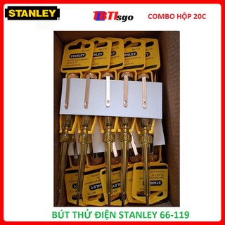 Bút thử điện STANLEY 66-119 COMBO Hộp 20c Tua vít thử điện đa năng STANLEY 100-500V