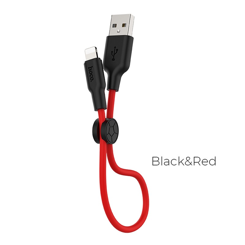 Cáp sạc ngắn 25cm, X21 dây silicon dòng sạc 2.4A