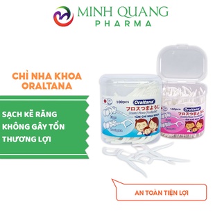 Tăm chỉ nha khoa ORALTANA chăm sóc răng miệng 100 que