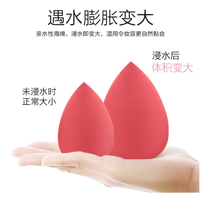 [Hàng mới về] Mút Trang Điểm 40mmx60mm Bằng Xốp Mềm Hình Giọt Nước Nhiều Màu Sắc