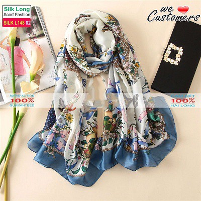 KHĂN CHOÀNG CỔ LỤA THỜI TRANG CAO CẤP 148.2