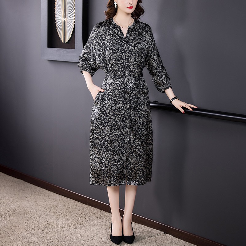 ( HÀNG SẴN) Váy Đầm Nữ Trung Niên Cho Mẹ Sang Trọng VH62 - Hàng Quảng Châu Cao Cấp | BigBuy360 - bigbuy360.vn