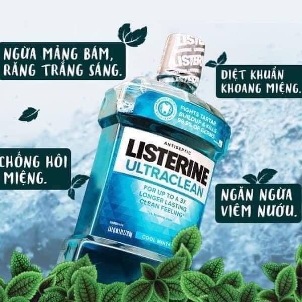 [Nội Địa Thái] Nước Súc Miệng Listerine Thái Lan 750ml chính hãng