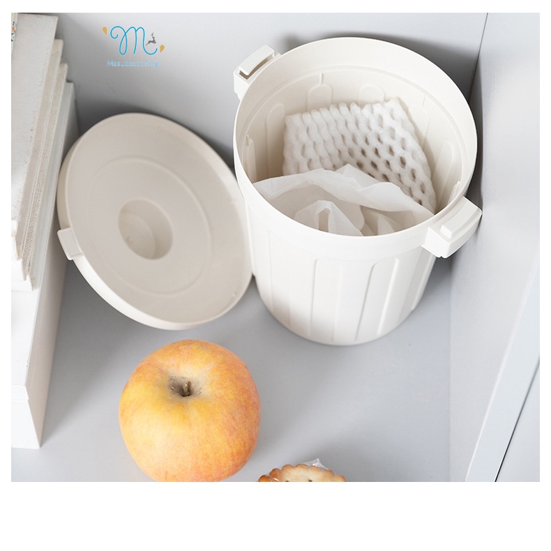 Thùng rác mini/thùng đựng văn phòng phẩm có tặng sticker