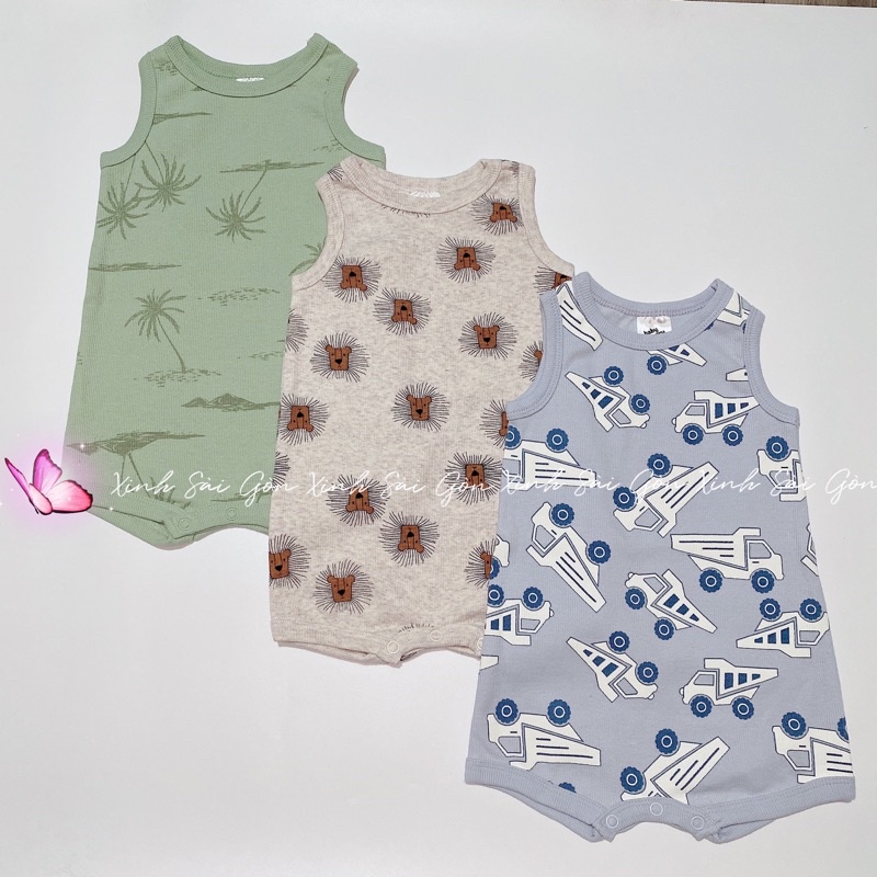 3-24m Body đùi ba lỗ cho bé từ 3kg