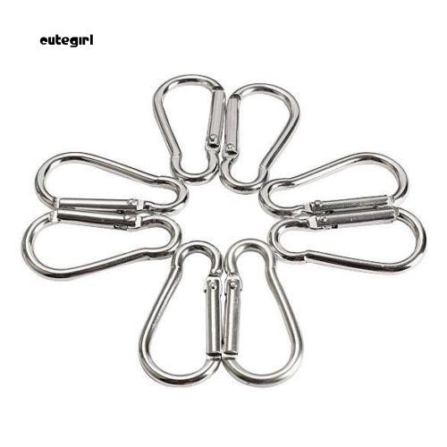 Set 20 Móc Khóa Carabiner Bằng Hợp Kim Nhôm Dễ Thương Dùng Khi Leo Núi
