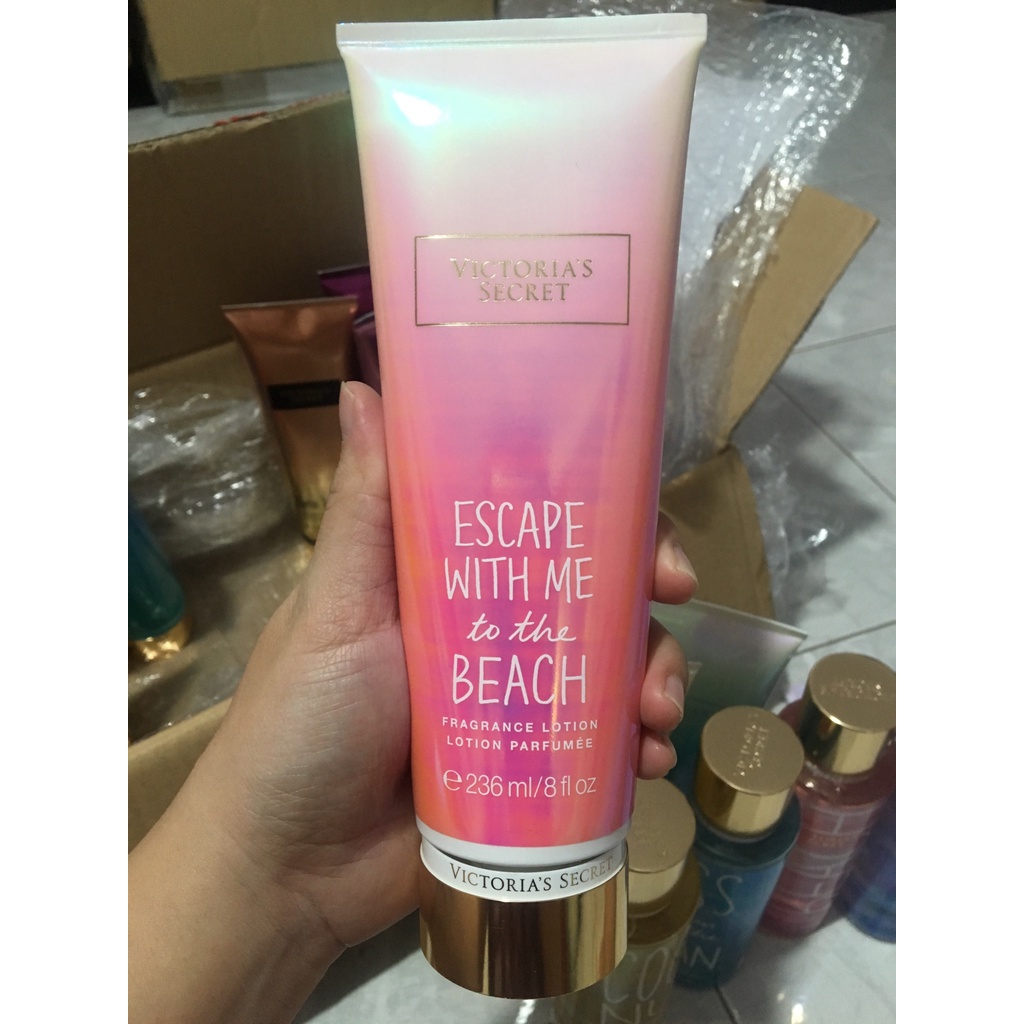 Dưỡng thể Victoria's Secret Fragrance Lotion 236ml - Escape with me to the Beach (Mỹ)