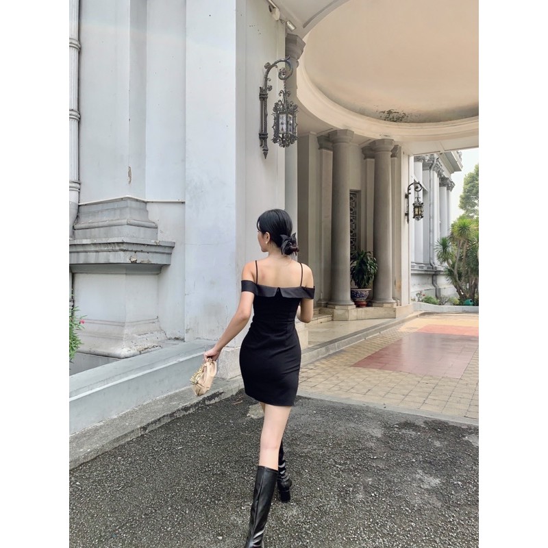 SALE 99K / Đầm 2 dây phối tay Moonlight | BigBuy360 - bigbuy360.vn