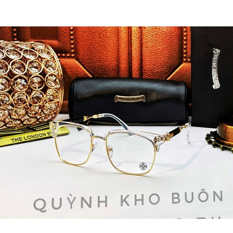 Gọng kính Chrome heart Nam Nữ Cao Câp TRÒNG 0 ĐỘ KIỂU GIÁNG HÀN OVERSIDE HOT TREND | BigBuy360 - bigbuy360.vn