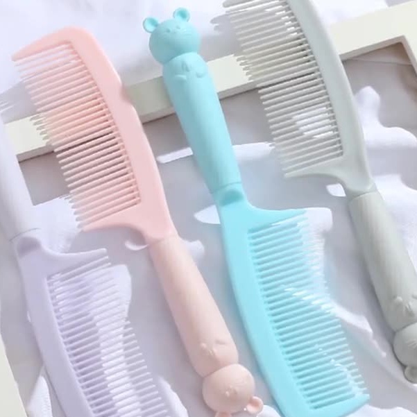Lược chải tóc chibi dễ thương nhiều màu thiết kế đơn giản nhiều màu LC01