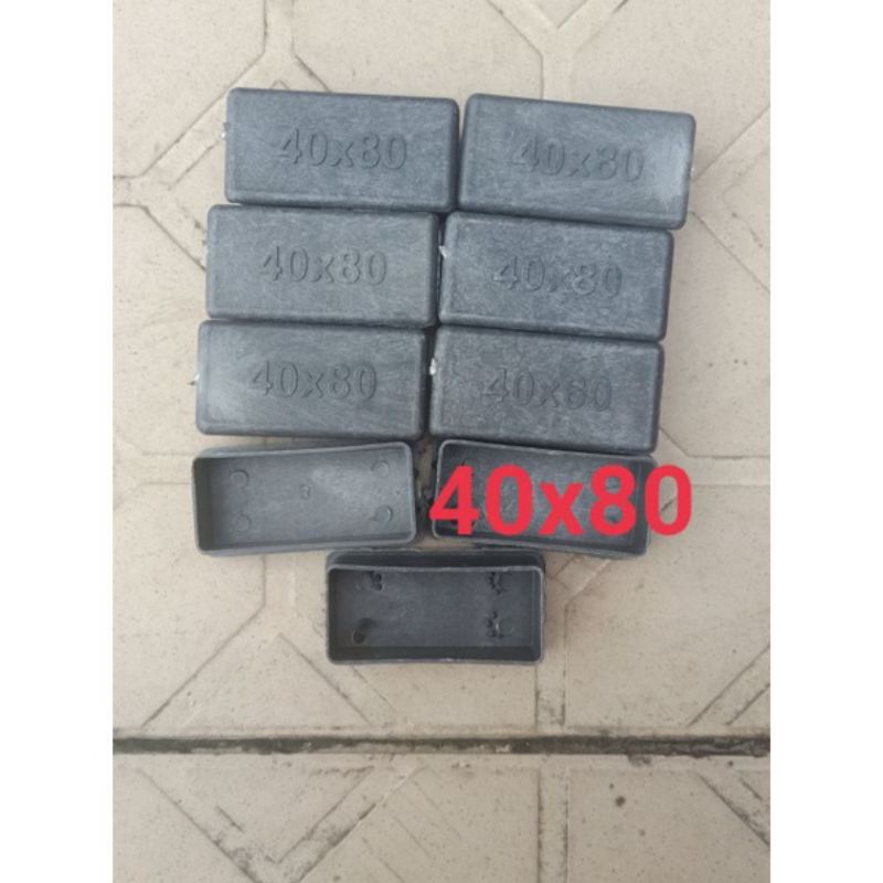 10 CÁI - NẮP CHỤP SẮT HỘP - NÚT BỊT NHỰA SẮT HỘP - BỊT NHỰA ĐẦU SẮT HỘP ,NẮP CHỤP TRONG CÂY SẮT VUÔNG ĐỦ LOẠI
