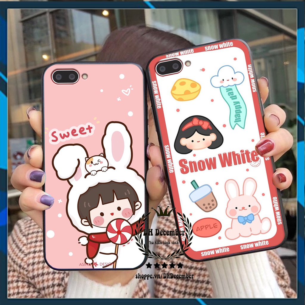 Ốp lưng Oppo A3S / A1K in hình 3D lucky, gấu Beer xinh xắn - KHÔNG NÊN BỎ LỠ