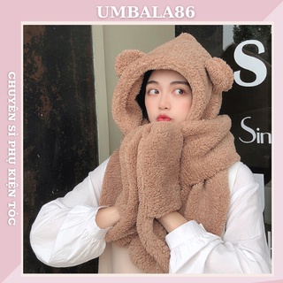 Khăn quàng cổ NOSET Khăn quàng kèm nơ họa tiết chấm bi Cao cấp Loại đẹp