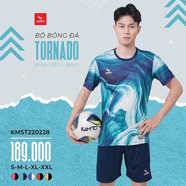 Bộ Quần Áo Bóng Đá Chính Hãng Kamito Tornado - Mẫu Mới Nhất 2022