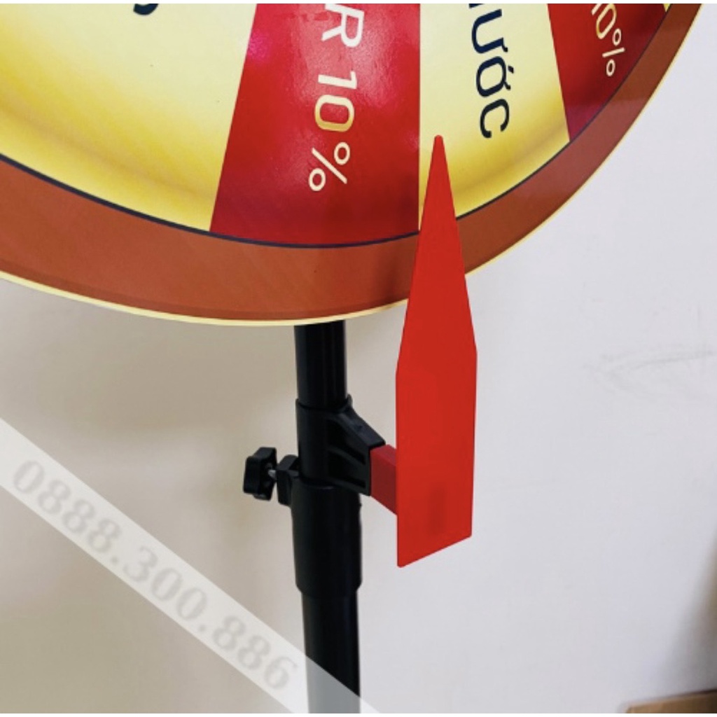 Vòng quay trúng thưởng hot kiểu dáng mới, vòng quay may mắn nhiều màu sắc