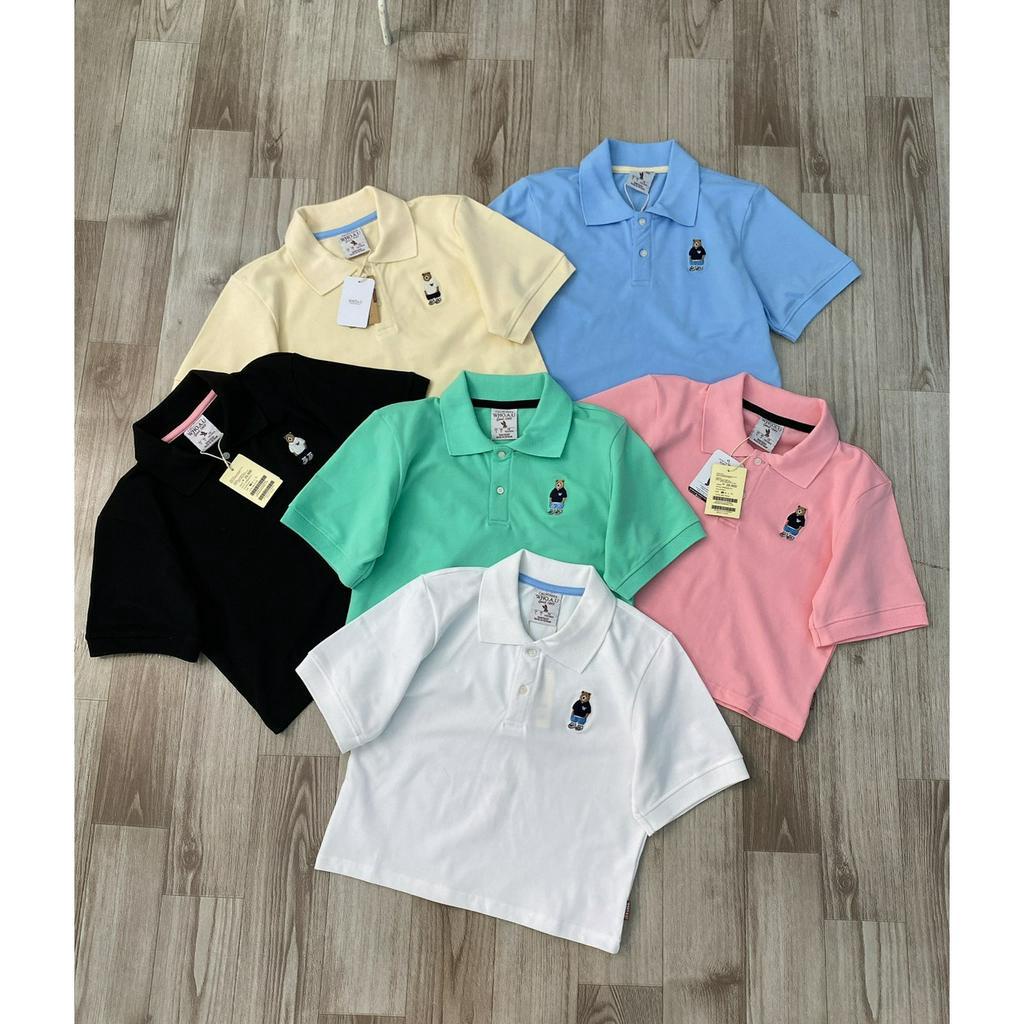 Áo polo phom nữ Who.au ngắn tay 5 màu cực xinh chất thun cá sấu xuất dư mềm mịn cực đẹp
