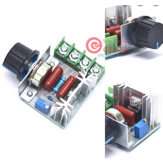 Dimer 2000W 220VAC Điều Chỉnh Điện Áp Thay Đổi Tốc Độ ❤️freeship❤️