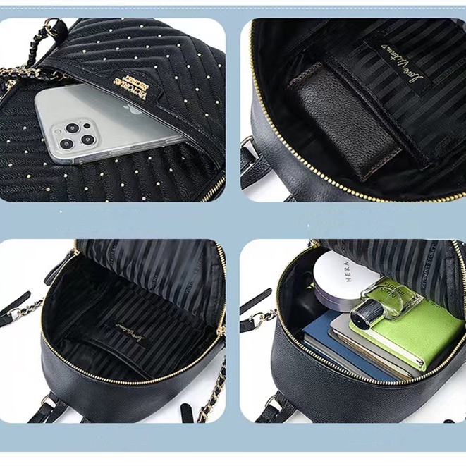 Balo Da Mini Victoria'S Secret VS VS Đính Đinh Tán Thời Trang Cho Nữ