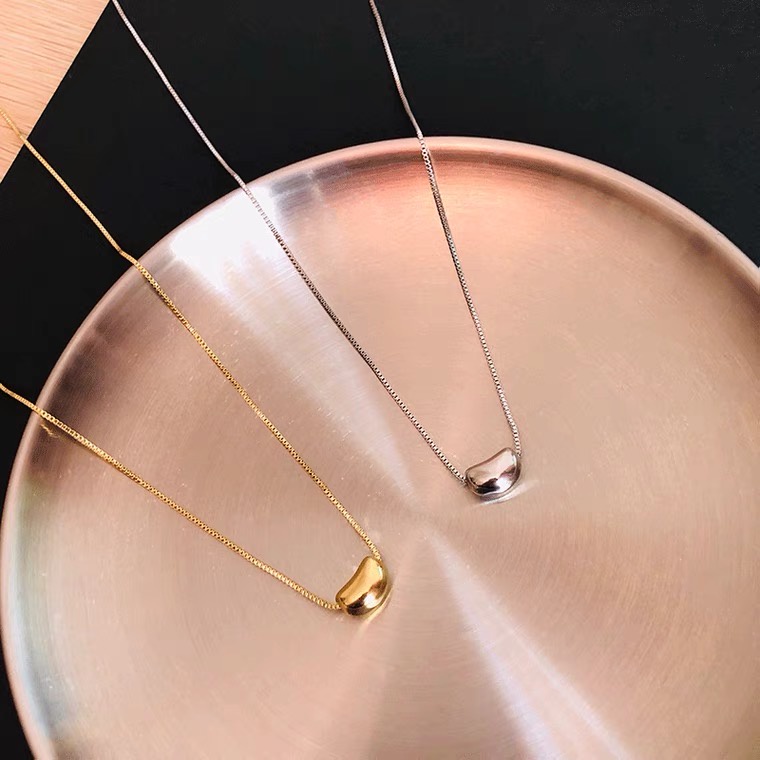 Dây chuyền, vòng cổ mặt hạt đậu may mắn NL040 Leace.accessories