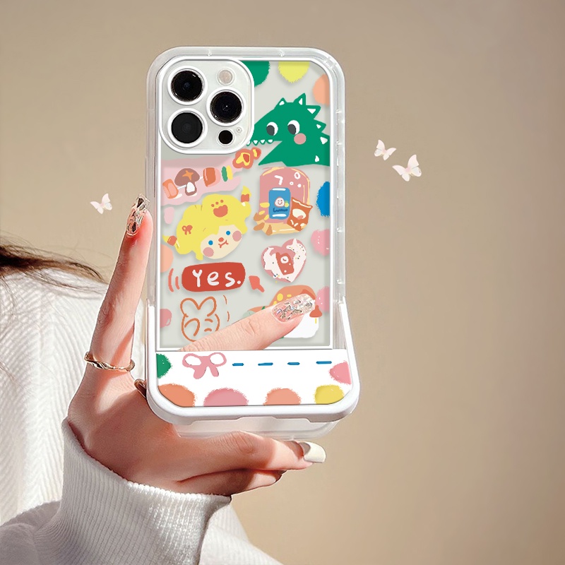 Ốp Điện Thoại Trong Suốt Chống Sốc Hình Khủng Long Cho IPhone 13 12 Pro MAX 11 Pro SE 2020 6 6S 7 8 Plus XR XS MAX