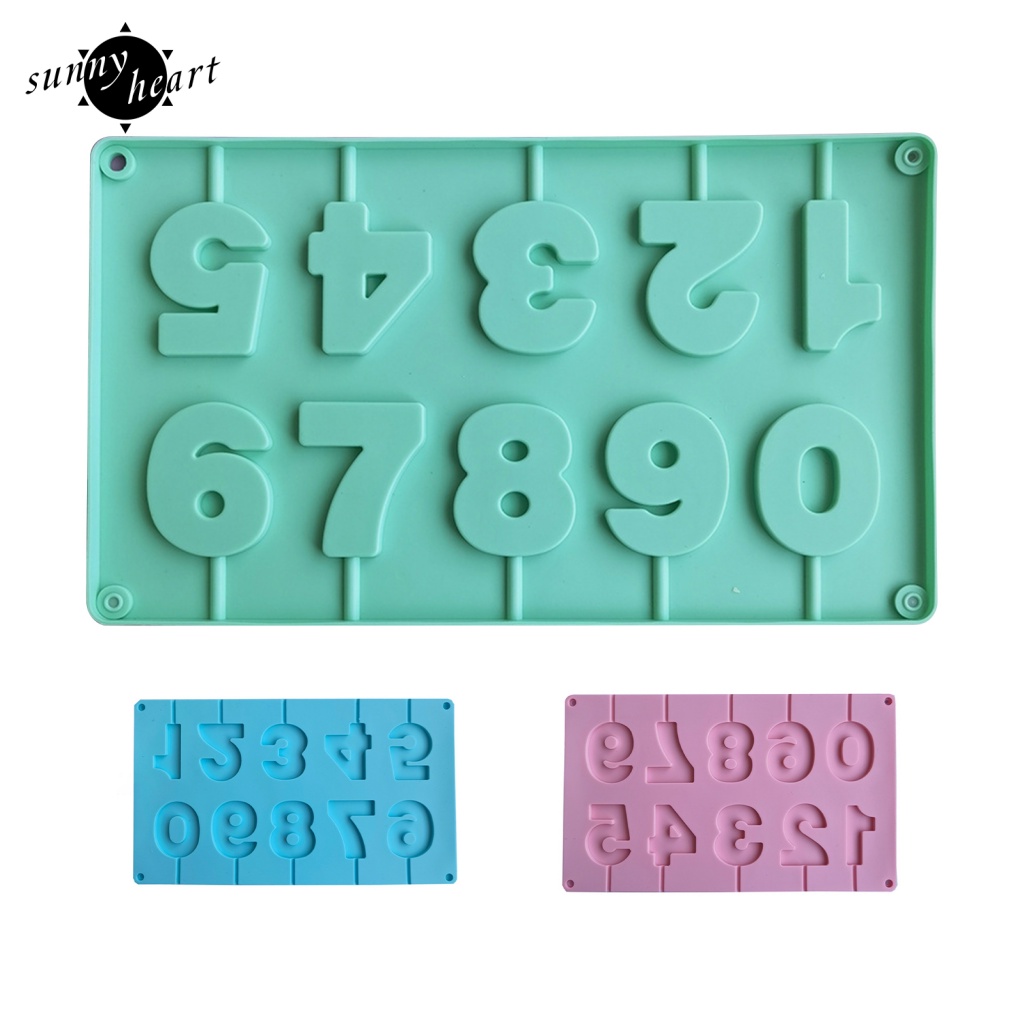 Khuôn Silicone Làm Kẹo Mút / Sô Cô La / Món Tráng Miệng