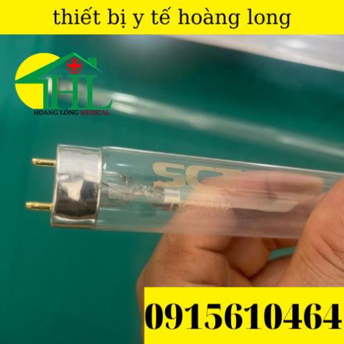 [Com Bo Máng + Bóng UV 45cm ] Đèn Cực Tím Diệt Khuẩn Không Khí - Inox