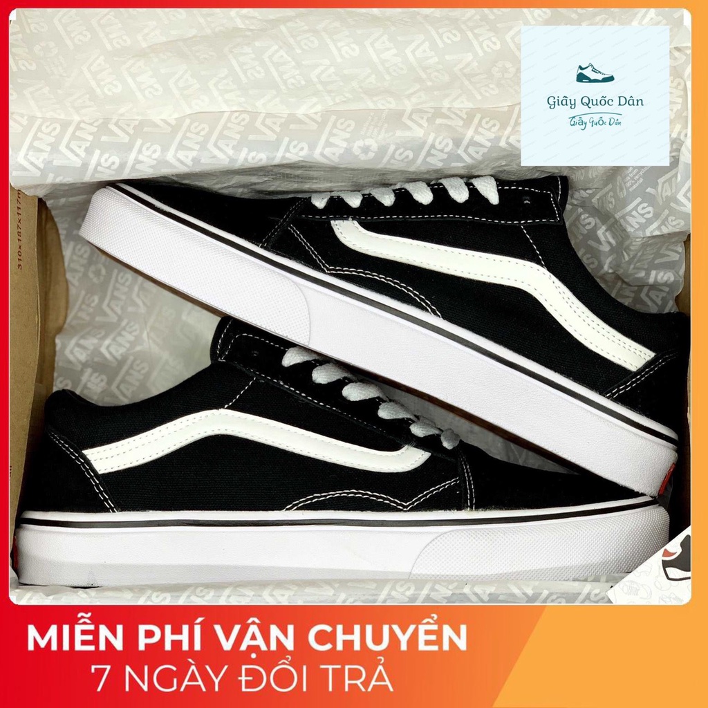 [Giầy Quốc Dân] Giày Vans vault old skool Bản Chuẩn 11Trung [Vault-Da lộn] ( Ảnh chụp tại Shop) đổi giả 7 ngày