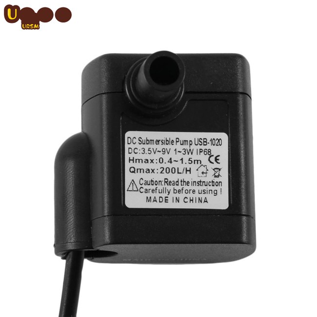 Máy Bơm Nước Mini 3w Usb-1020 Dc3.5V-9V Cho Bể Cá