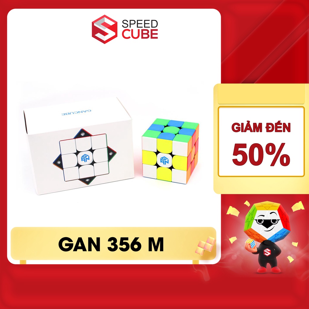 Rubik 3x3 GAN 356 M Nam Châm Rubik 3x3x3 hai phiên bản Lite/Standard - Shop Speed Cube