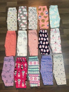 Quần legging ngố bé gái