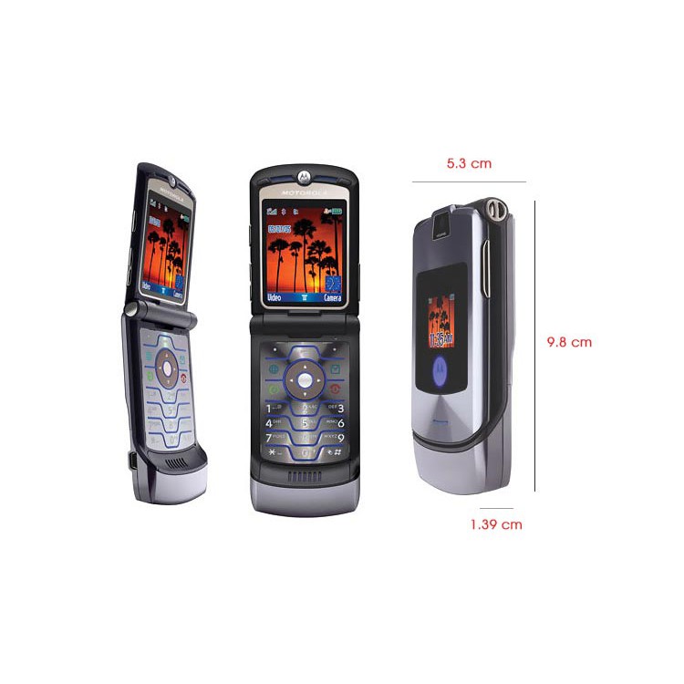 Motorola V3i nắp gặp thiết kế độc đáo sang trọng bàn phím thép bảo hành 1 NĂM