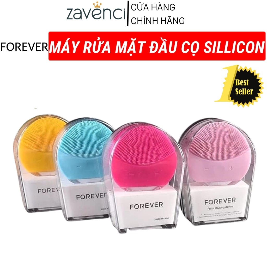 Máy Rửa Mặt MR012934 FOREVER MINI Đầu Cọ Sillicon Làm Sạch Da Sâu Khi Rửa Mặt (Nội địa trung)