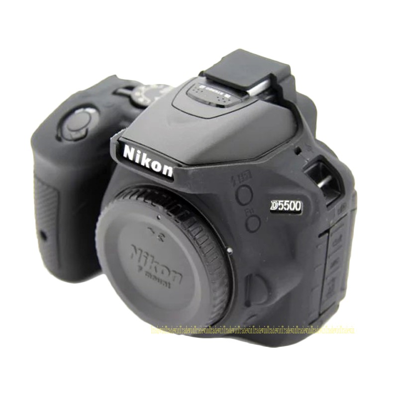 Mềm Vỏ Silicon Cao Su Bảo Vệ Thân Máy Ảnh Nikon D5500