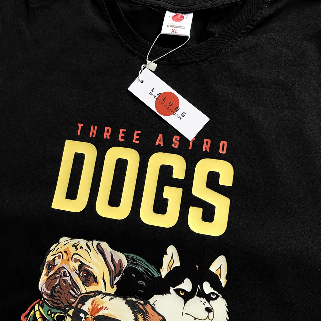 Áo Phông Cotton Hoạ Tiết ASTRO DOG Mã 1107