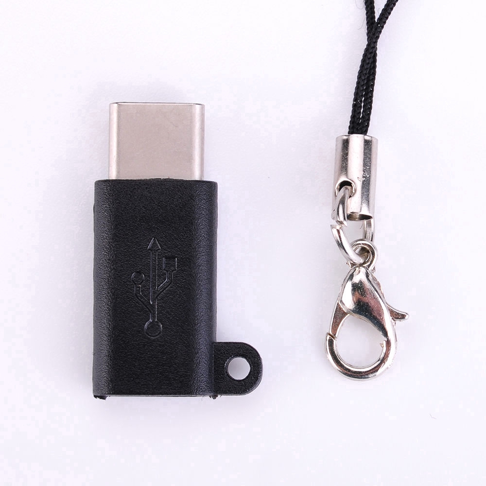 Micro USB Female to USB 3.1 Type-C Male Sync Data Cable Converter Adapter